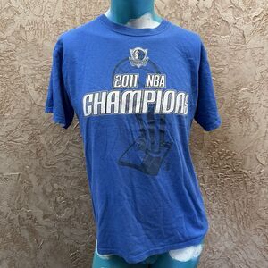 Dallas Mavericks 2011 NBA Champions Shirt M Anvil Dirk Nowitzki Finals Roster